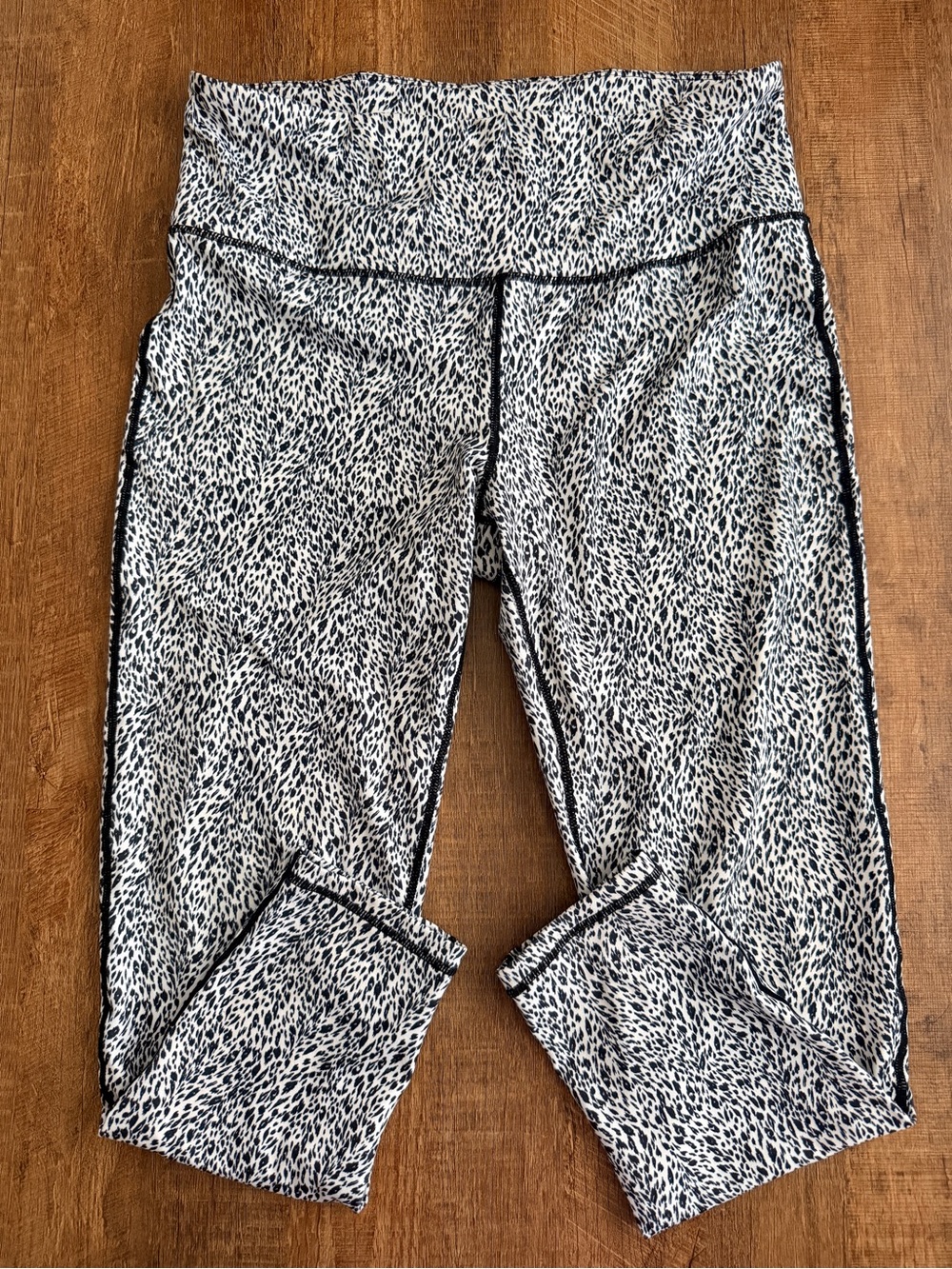 Ideology Black & White Animal Print Leggings